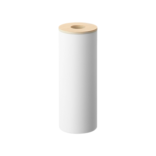 Round Tissue Case - Steel + Wood - By Baano