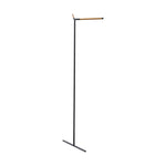 Corner Leaning Coat Hanger (63" H)  - Steel + Wood - By Baano
