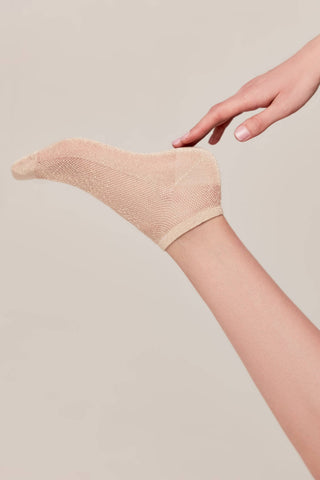 Ankle Socks Conte Active - 277 Viscose With Openwork Weaving - By Baano