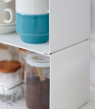 Stackable Countertop Shelf - Two Sizes - Steel - By Baano