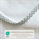 Cotton Border-Stitched 6-Piece Towel Set - Valery Collection