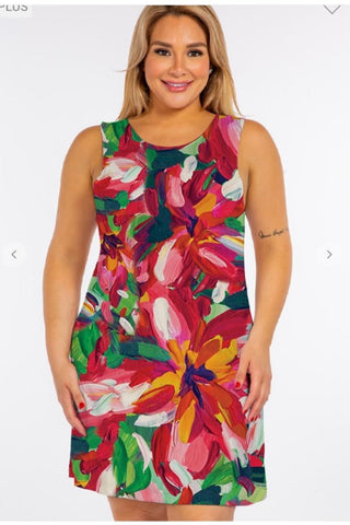Tank Dress, Floral
