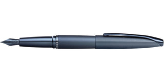 ATX® Sandblasted Dark Blue Stainless Steel Fine Nib Fountain Pen - By Baano