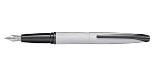 ATX® Brushed Chrome Medium Nib Fountain Pen - By Baano