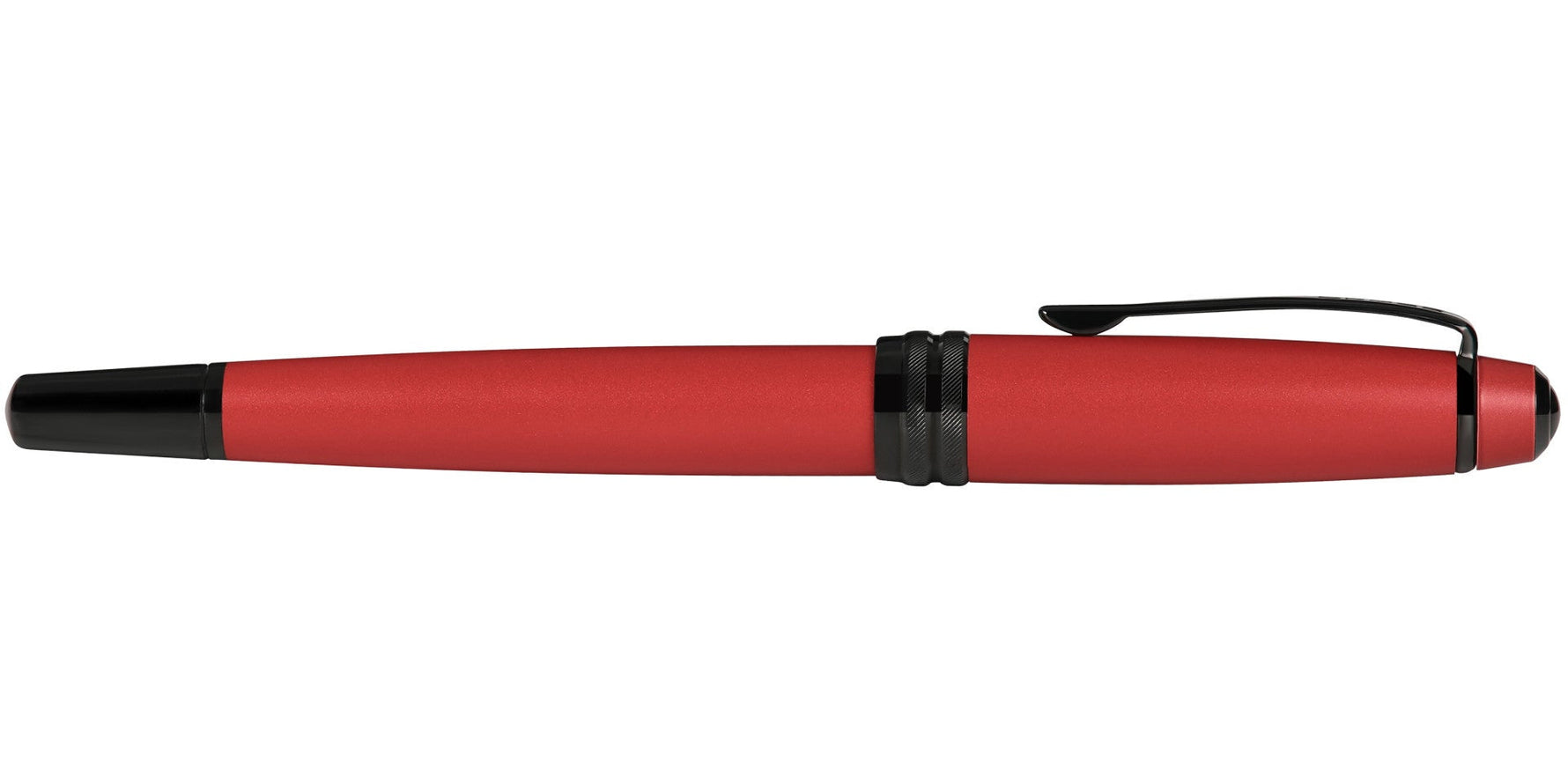 Bailey™ Matte Red Lacquer Rollerball Pen - By Baano
