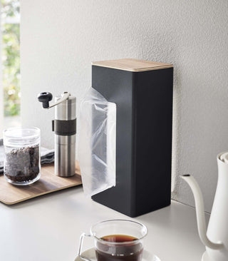 Two-Sided Tissue Case - Steel + Wood - By Baano