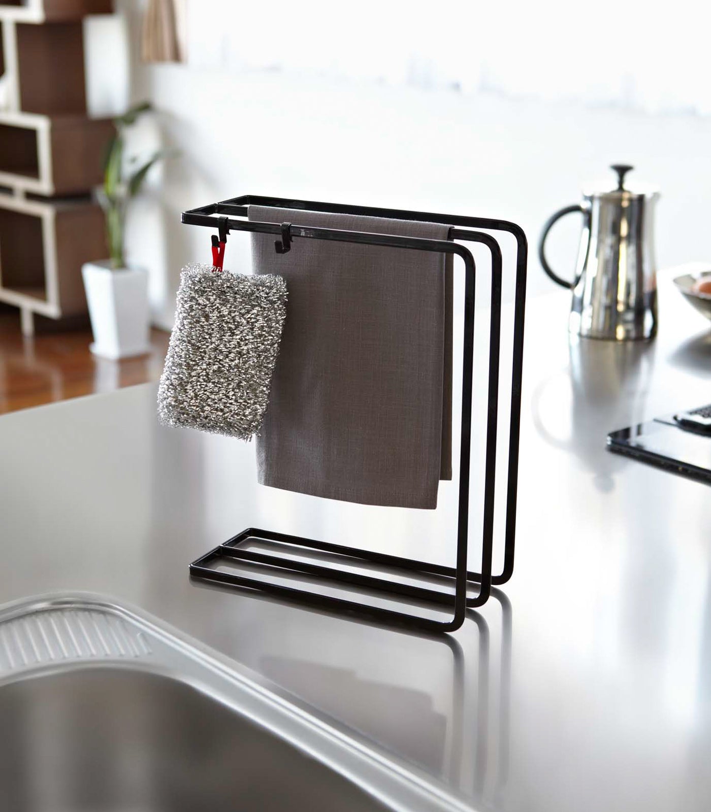 Dish Towel Hanger - Steel - By Baano