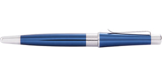 Beverly Translucent Cobalt Blue Lacquer Rollerball Pen - By Baano