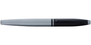 Calais™ Matte Gray and Black Lacquer Stainless Steel Fine Nib Fountain Pen - By Baano