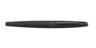 ATX® Brushed Black Stainless Steel Fine Nib Fountain Pen - By Baano