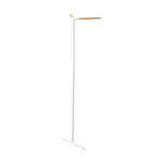 Corner Leaning Coat Hanger (63" H)  - Steel + Wood - By Baano