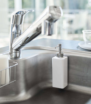 Traceless Adhesive Soap Dispenser - By Baano