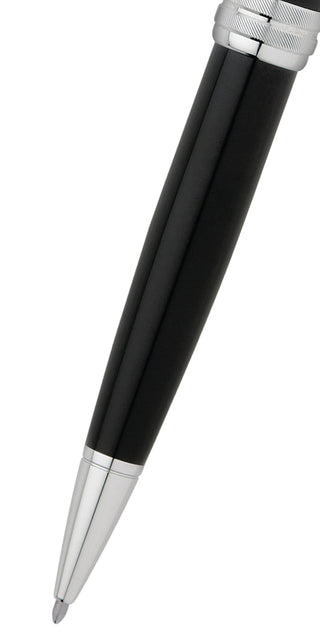 Bailey™ Black Lacquer Ballpoint Pen - By Baano