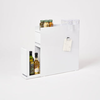 Two-Tier Sliding Drawer Seasoning Rack - Steel - By Baano