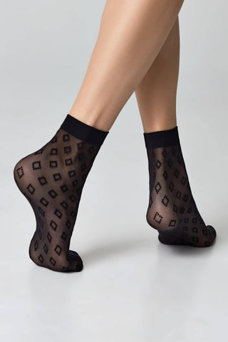 Socks Conte Fantasy - with Diamonds - By Baano