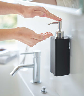 Traceless Adhesive Soap Dispenser - By Baano