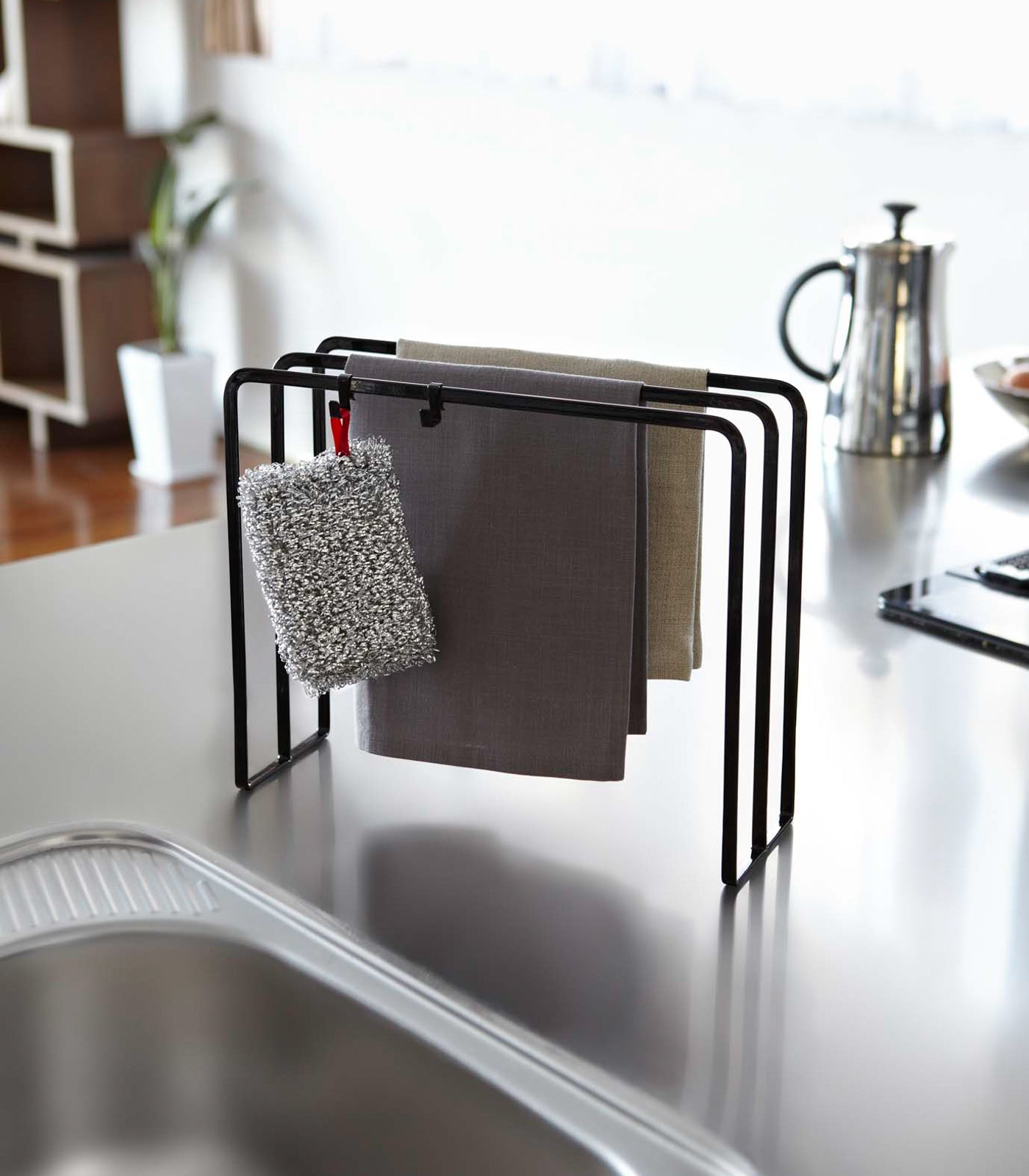 Dish Towel Hanger - Steel - By Baano