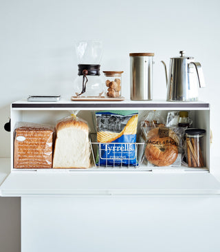 Bread Box - Wide - Steel - By Baano