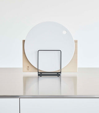 Round Cutting Board Stand - Steel - By Baano