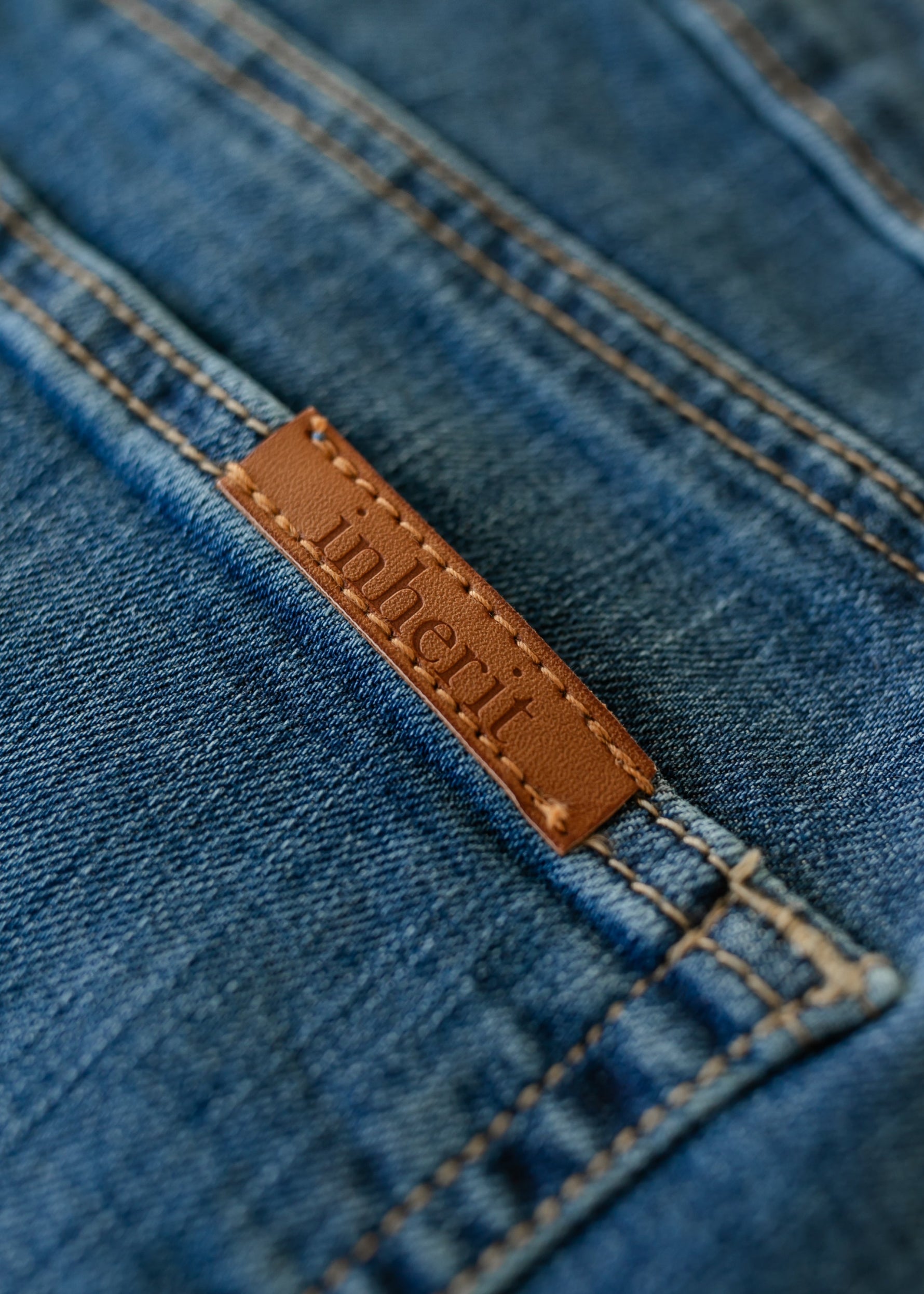 Zana Front Button Denim Midi Skirt - By Baano