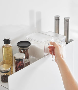 Two-Tier Sliding Drawer Seasoning Rack - Steel - By Baano