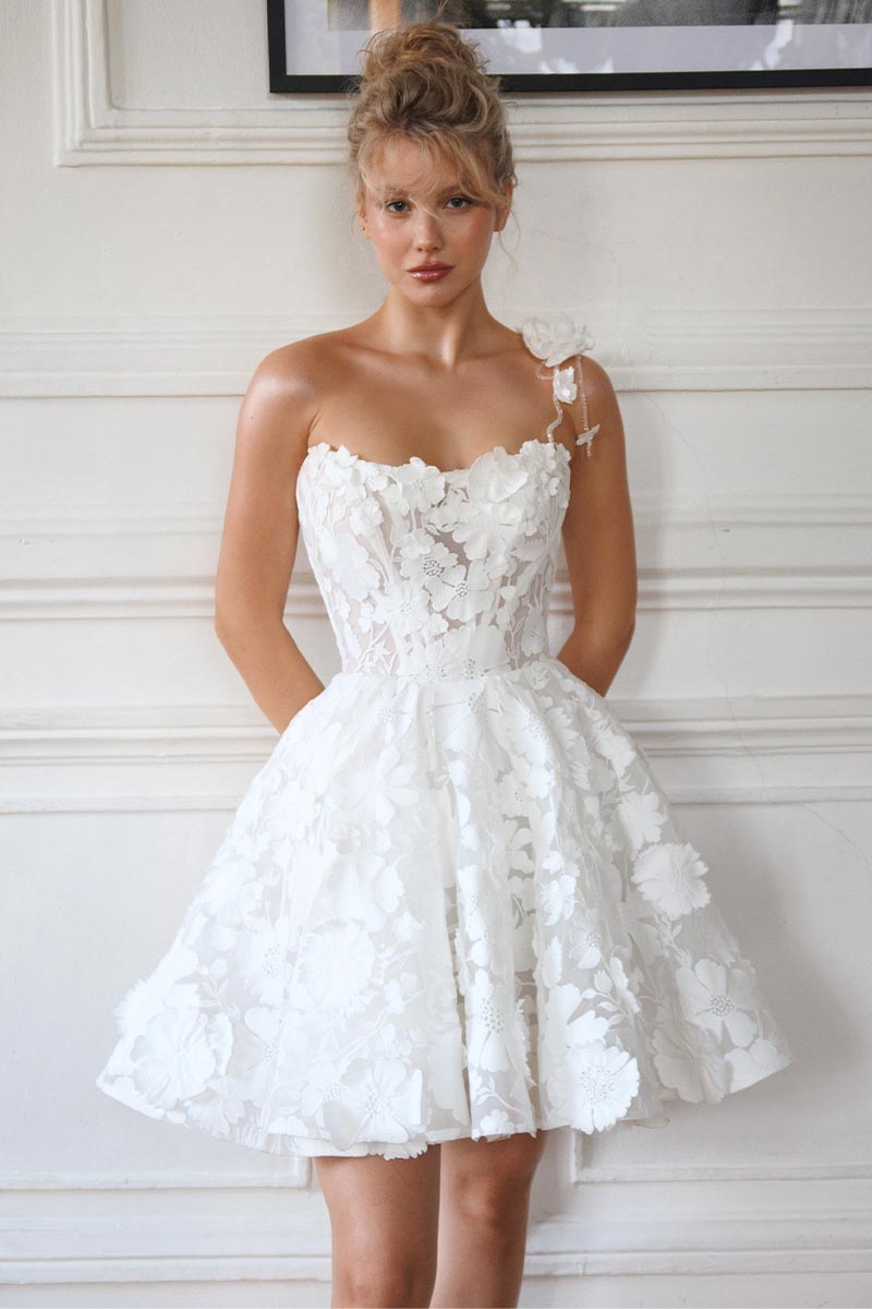 Zayla Skater Mini Dress - By Baano