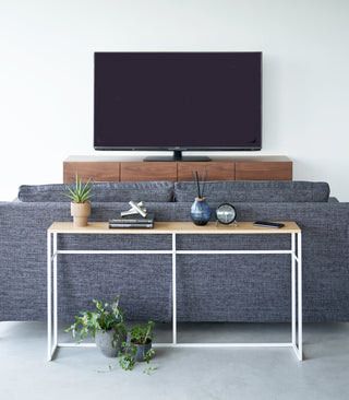 Long Console Table - Two Styles - Steel - By Baano