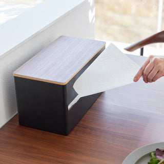 Paper Towel Dispenser - Steel + Wood - By Baano
