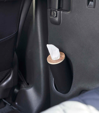 Round Tissue Case - Steel + Wood - By Baano