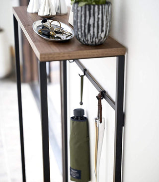 Narrow Entryway Console Table (32" H)  - Steel - By Baano