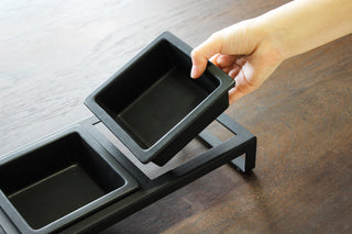 Pet Food Bowl - Steel + Ceramic - By Baano