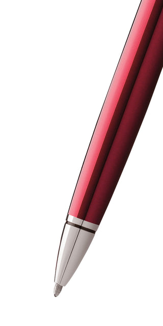 Coventry Red Lacquer Ballpoint Pen - By Baano