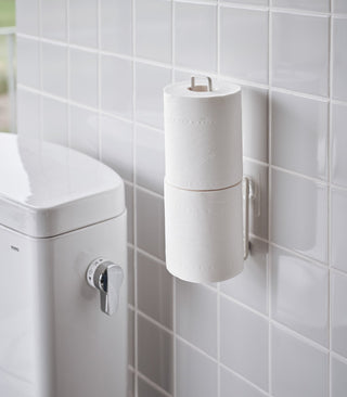Traceless Adhesive Toilet Paper Holder - Steel - By Baano