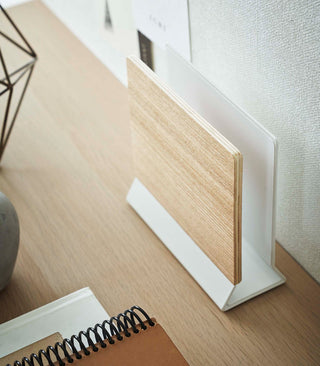 Slim Laptop Stand - Steel + Wood - By Baano