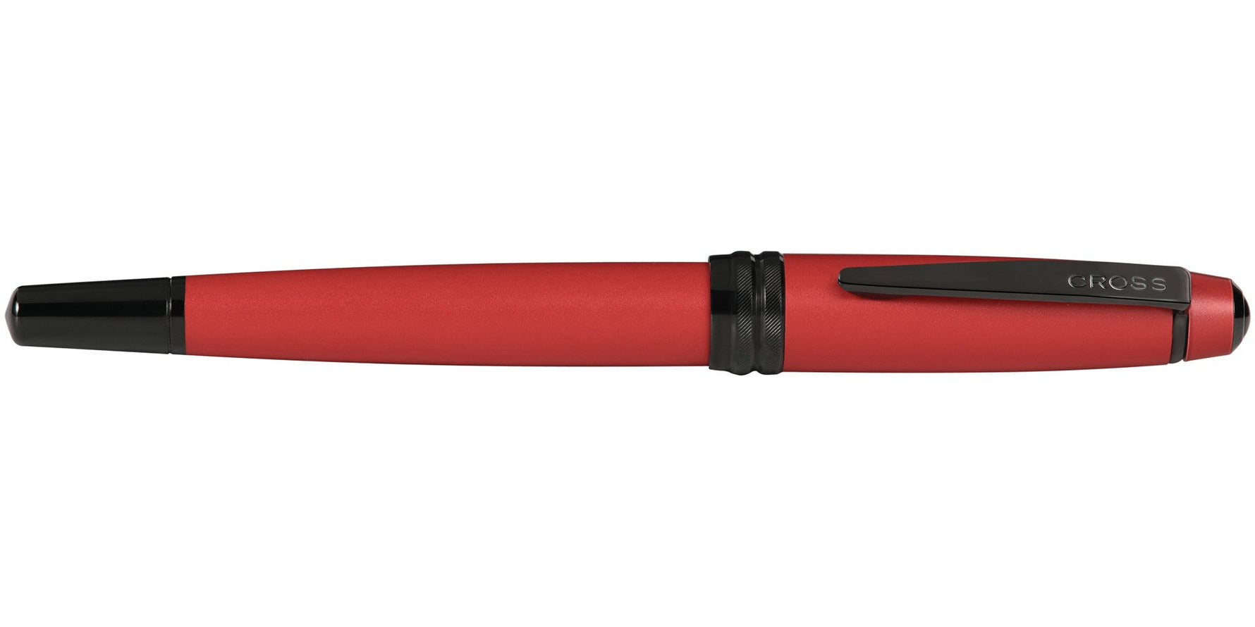 Bailey™ Matte Red Lacquer Rollerball Pen - By Baano