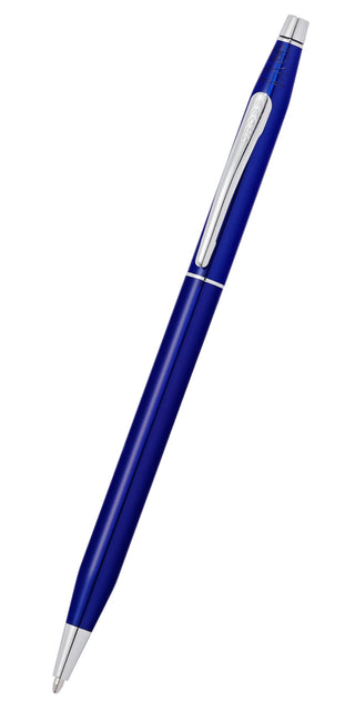 Classic Century® Translucent Blue Lacquer Ballpoint Pen - By Baano