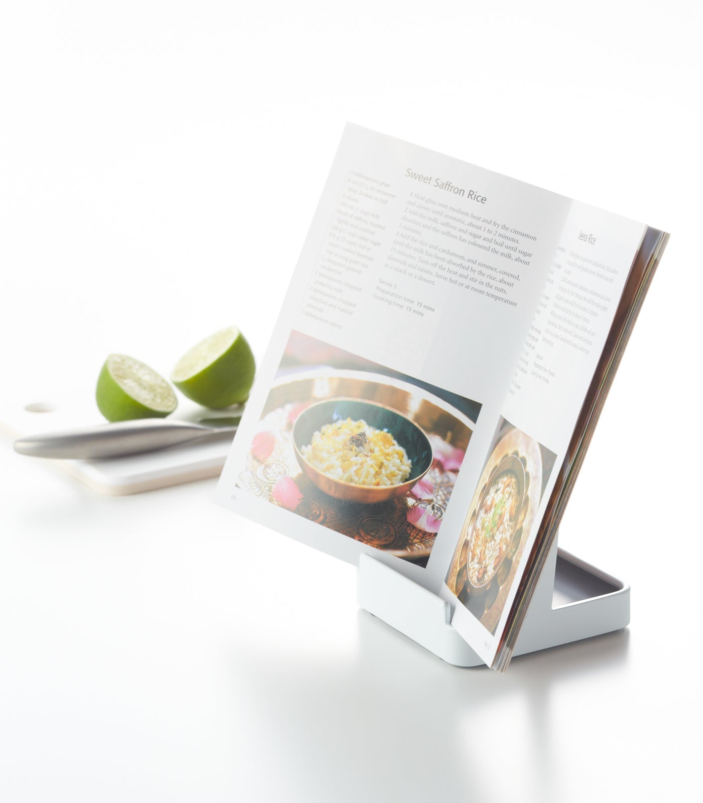 Lid & Ladle Stand - Steel + Wood Yamazaki Home