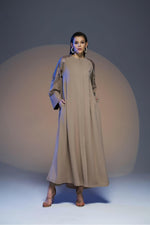 Anna open Abaya - Embellished Design Sleeves - By Baano