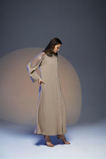 Anna open Abaya - Embellished Design Sleeves - By Baano