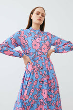 The Riva Dress In Lavender and Seafoam - By Baano