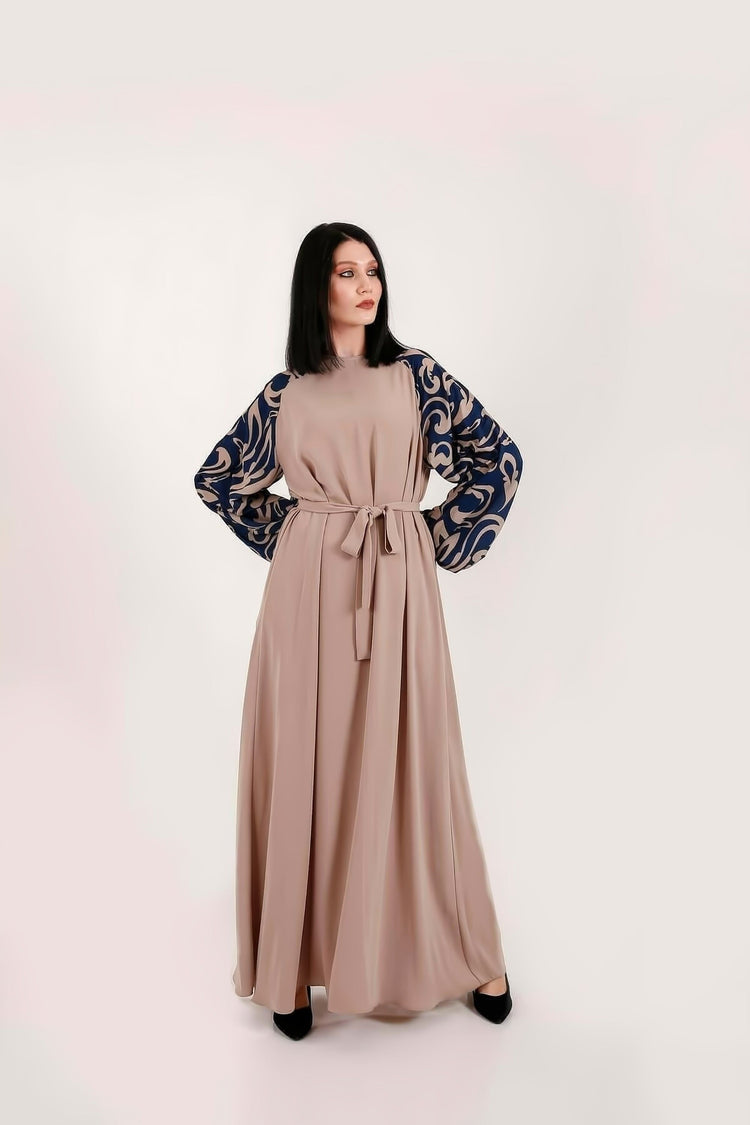 Alissa modest Maxi Dress-Abaya with Long Sleeve - Glamourous Grace