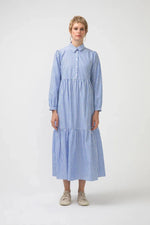 Striped Shirt Dress - By Baano