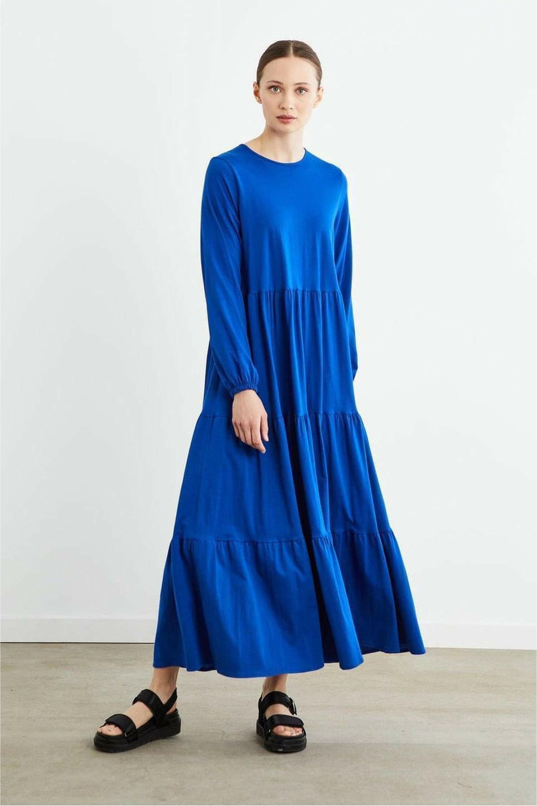 Debra Cotton Maxi with Long Sleeves - By Baano
