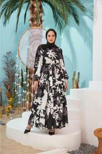 Santa Monica - Maxi Dress with Long Sleeves - By Baano