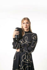 Alexia Long Maxi with long sleeves zara dress - By Baano