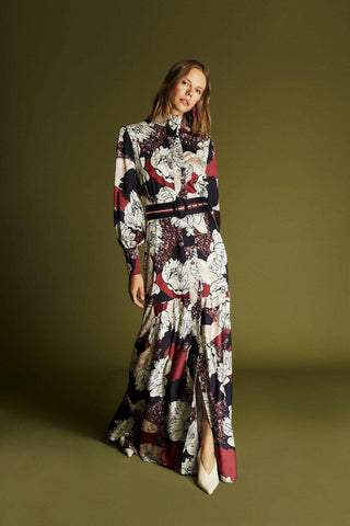 Olivia Maxi Dress With Long SLeeves - By Baano