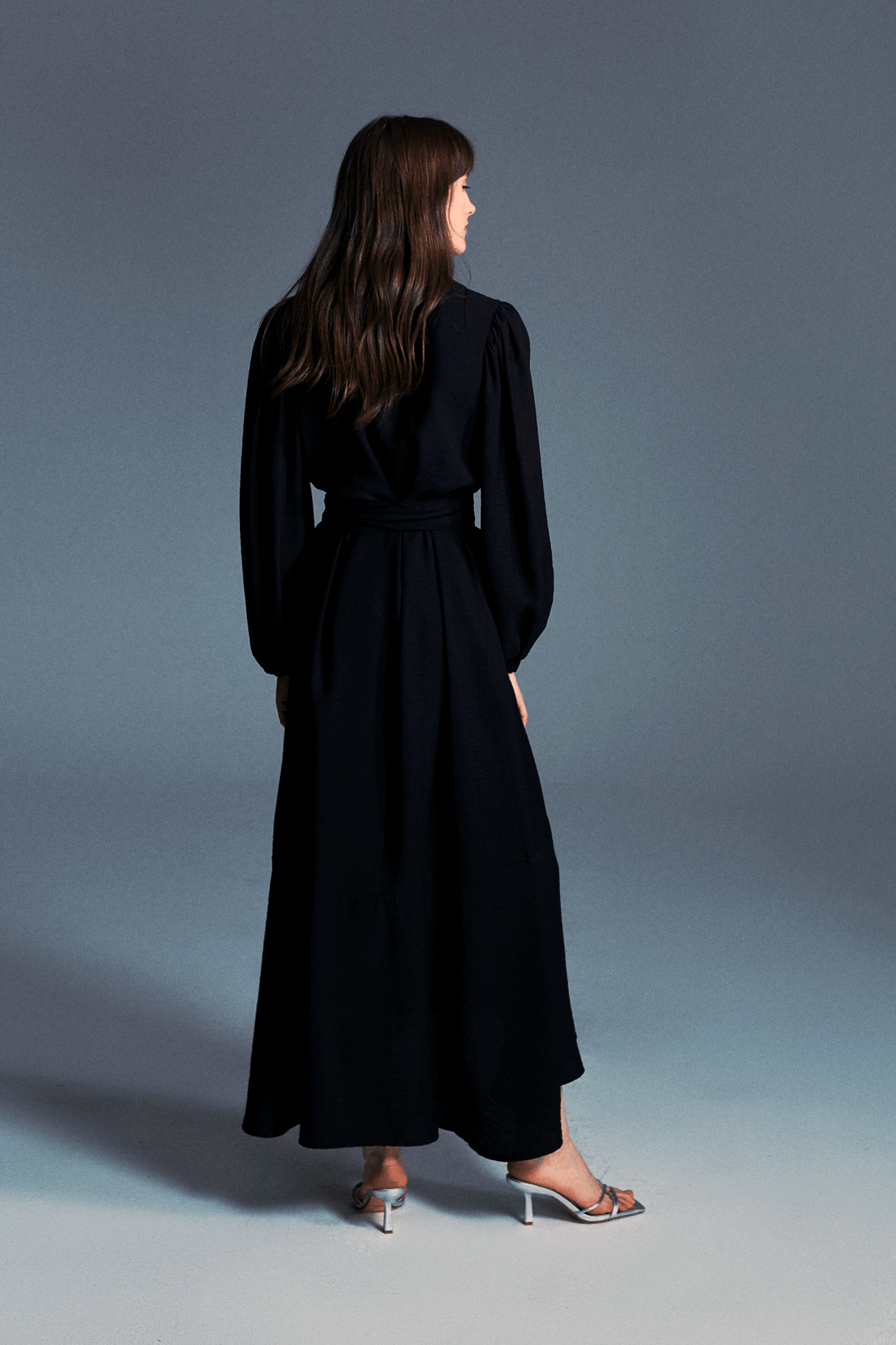 Mia Black Midi Dress - Women Dress - By Baano